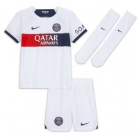 Dětský fotbalový dres Paris Saint-Germain Achraf Hakimi #2 2023-24 Venkovní Krátký Rukáv (+ trenýrky)